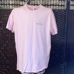 Nice women Simply Southern pink Nurse shirt 
Large